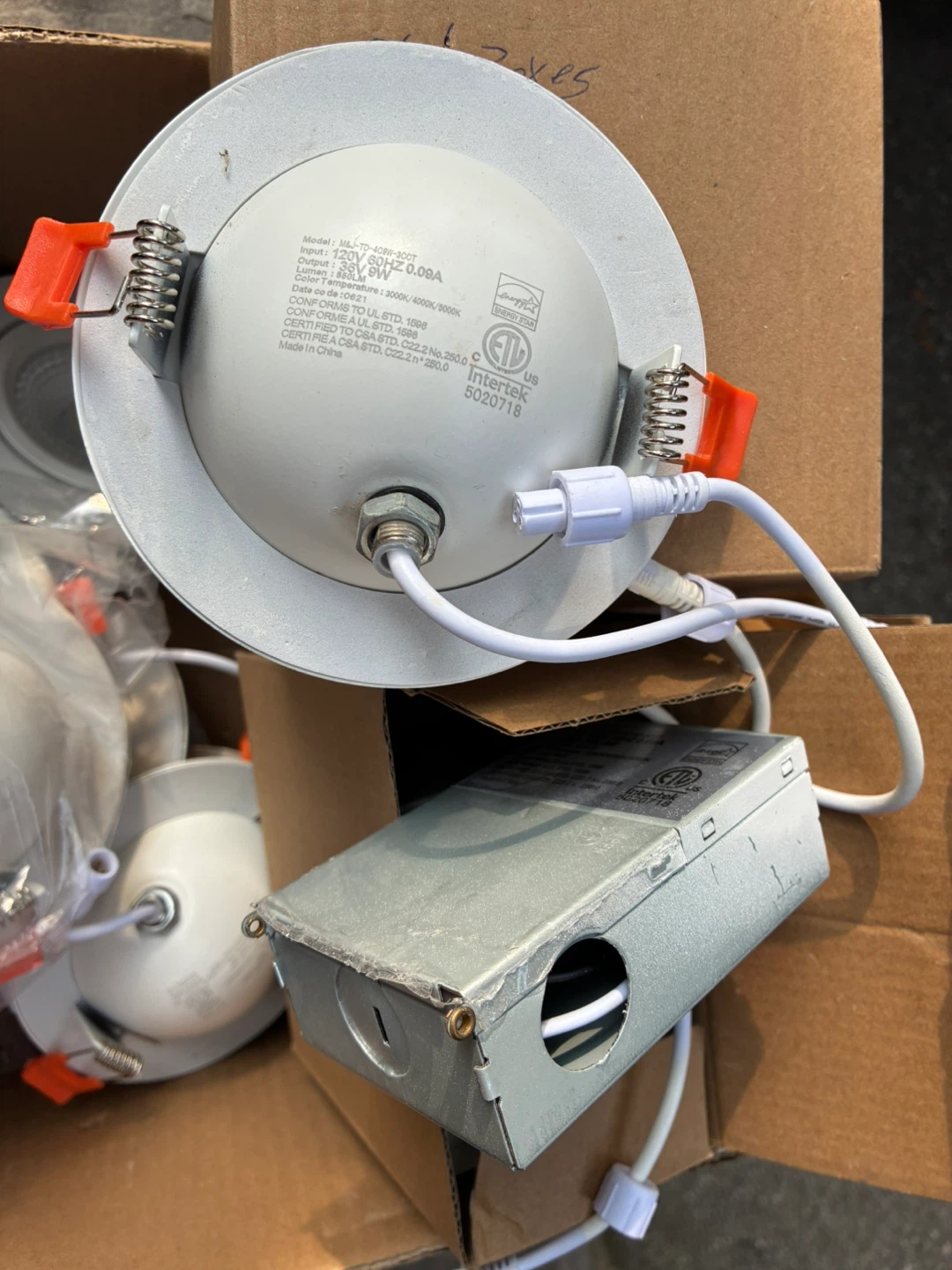 $8 Each - 4" LED Adjustable Gimbal Pot Lights - photo 4
