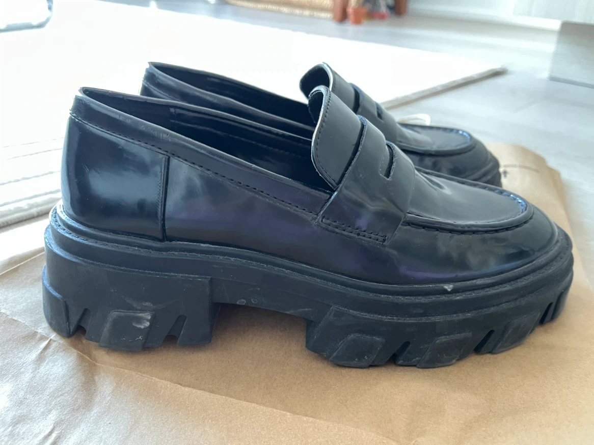 OAK+FORT Chunky black loafers - photo 2