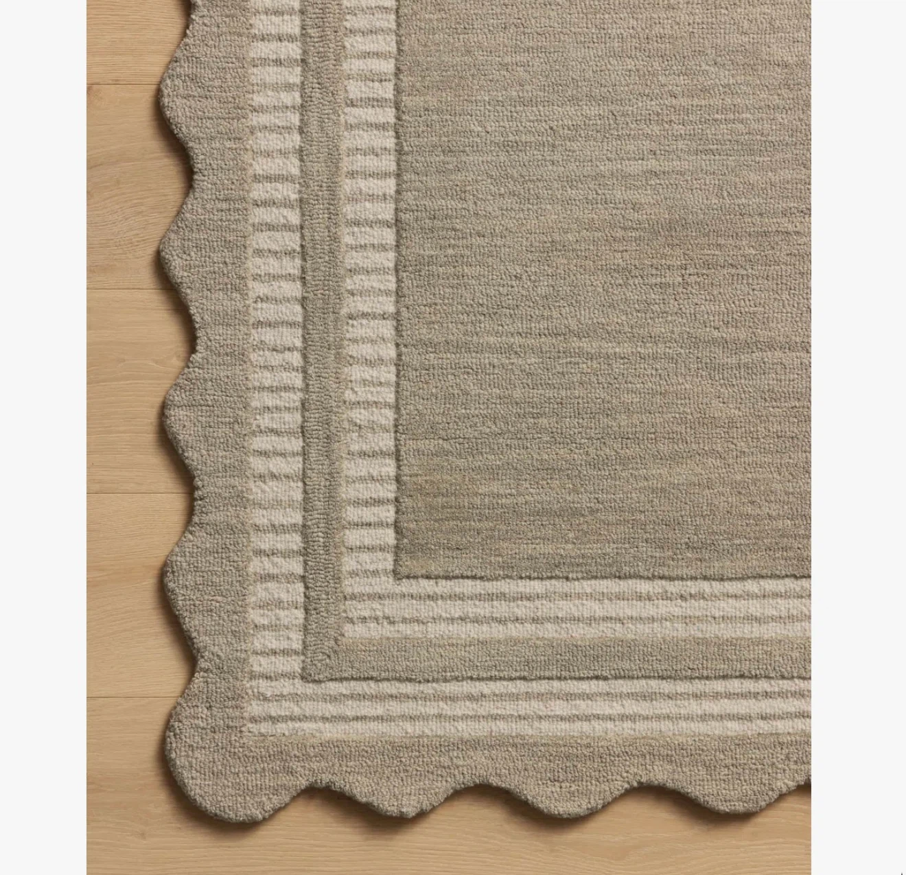 Loloi Ivory Wool Rug for Sale - 7’6”x5’ - photo 3