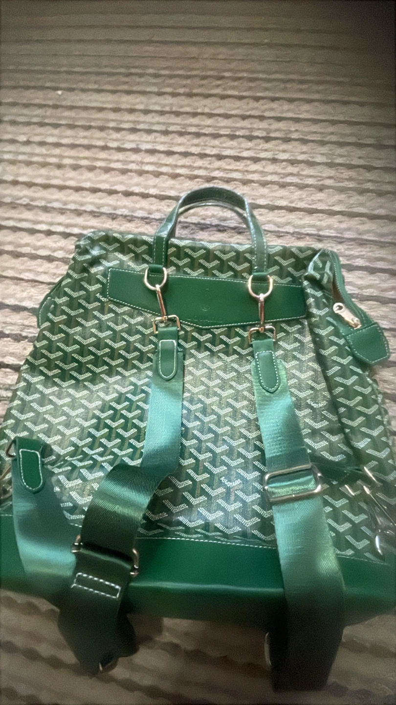 Goyard Green Backpack