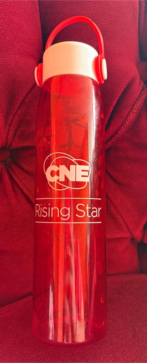 CNE Rising Star Red Water Bottle