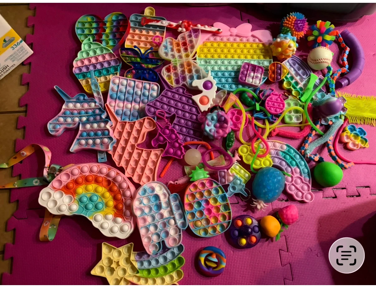 Large Lot of Pop It Fidget Toys & Sensory Toys
