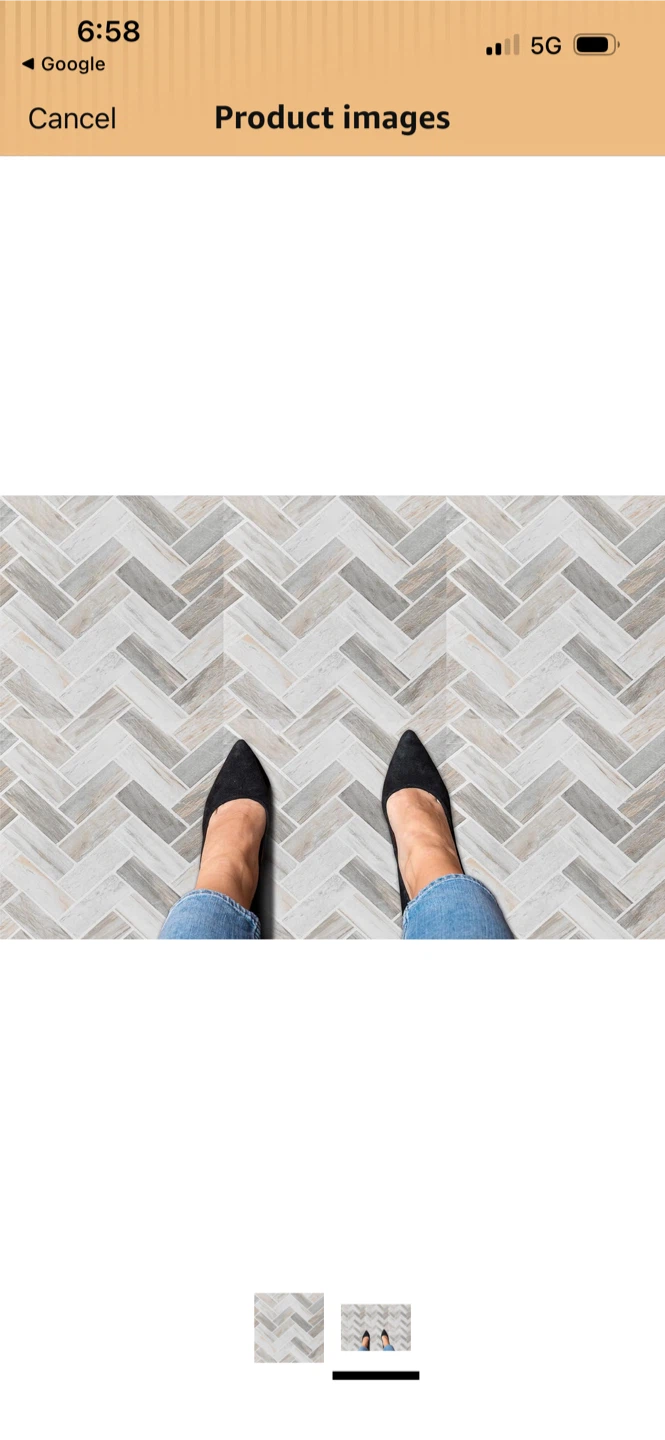 New Herringbone Pattern Ceramic Tiles 20 pack $20 - photo 2