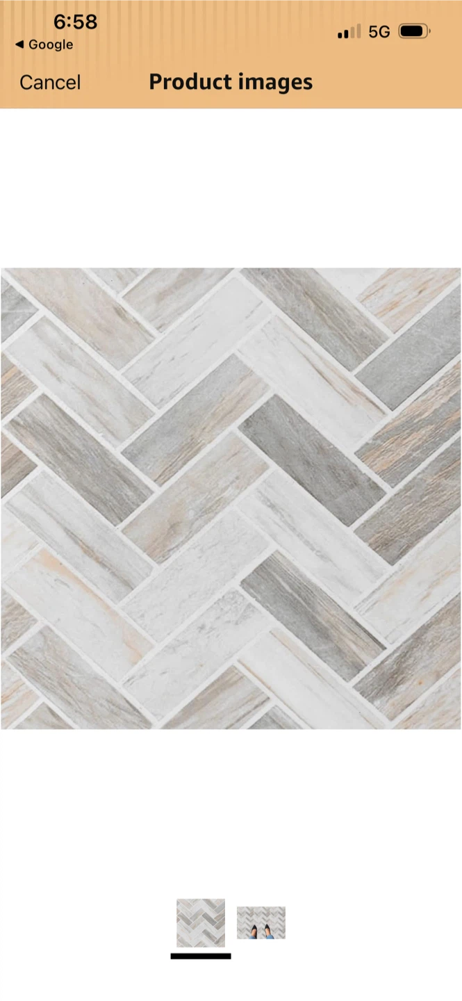 New Herringbone Pattern Ceramic Tiles 20 pack $20 - photo 3