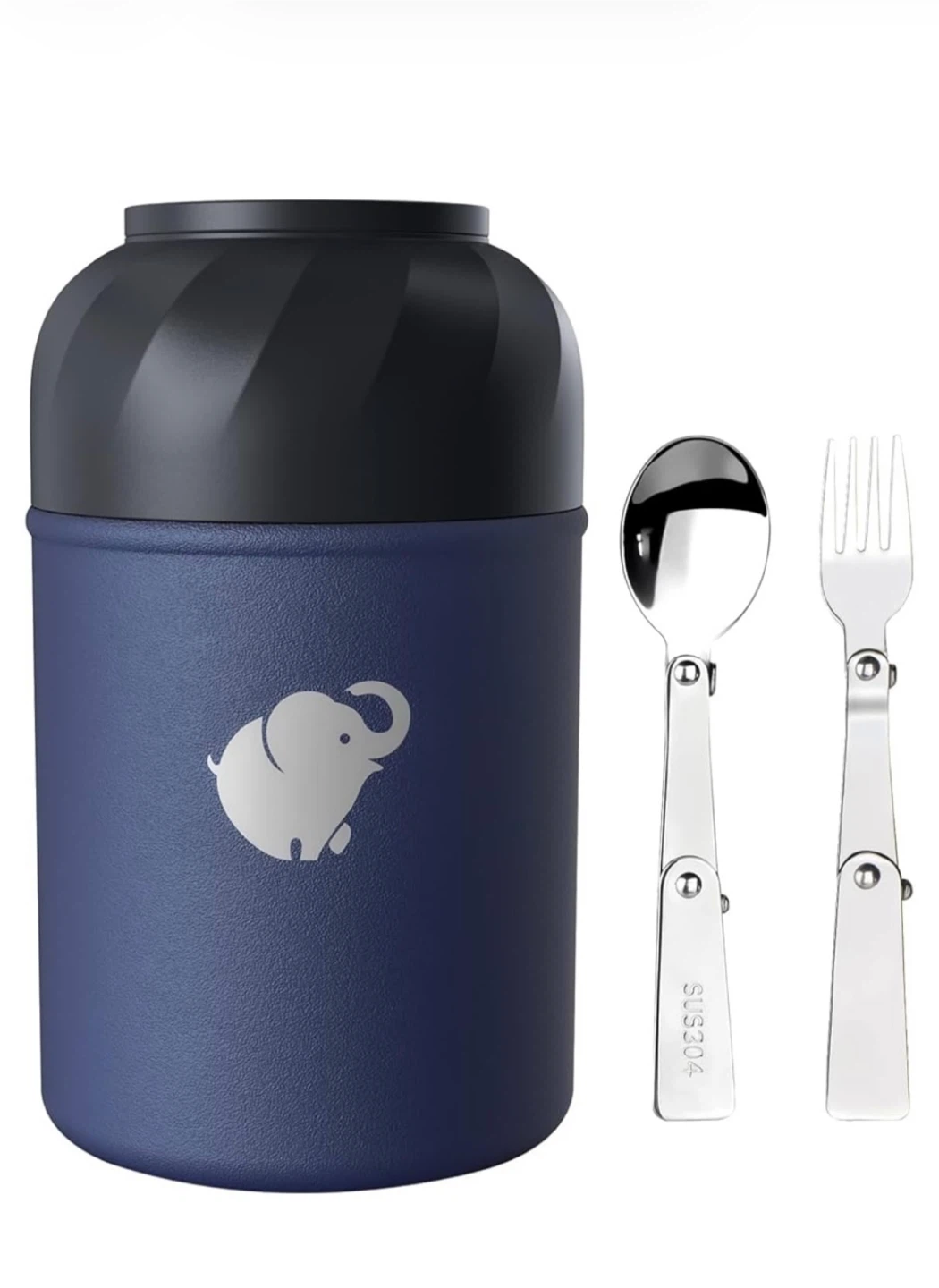Food Thermos Jar - 17 OZ - Navy Blue