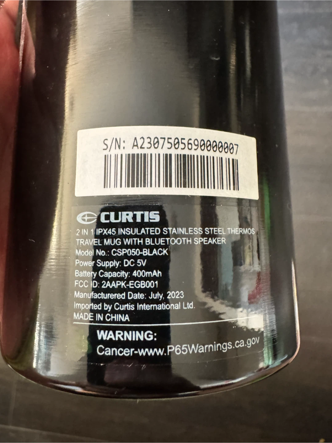 Bluetooth speaker metal kettle Curtis 2-in-1 - photo 2