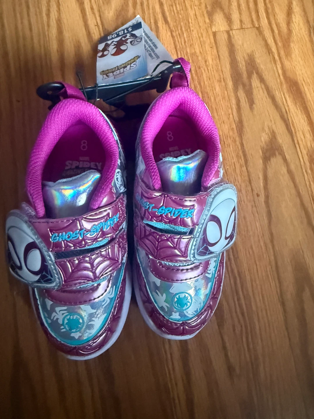 Marvel Spidey and His Amazing Friends Light-Up Shoes Size 8