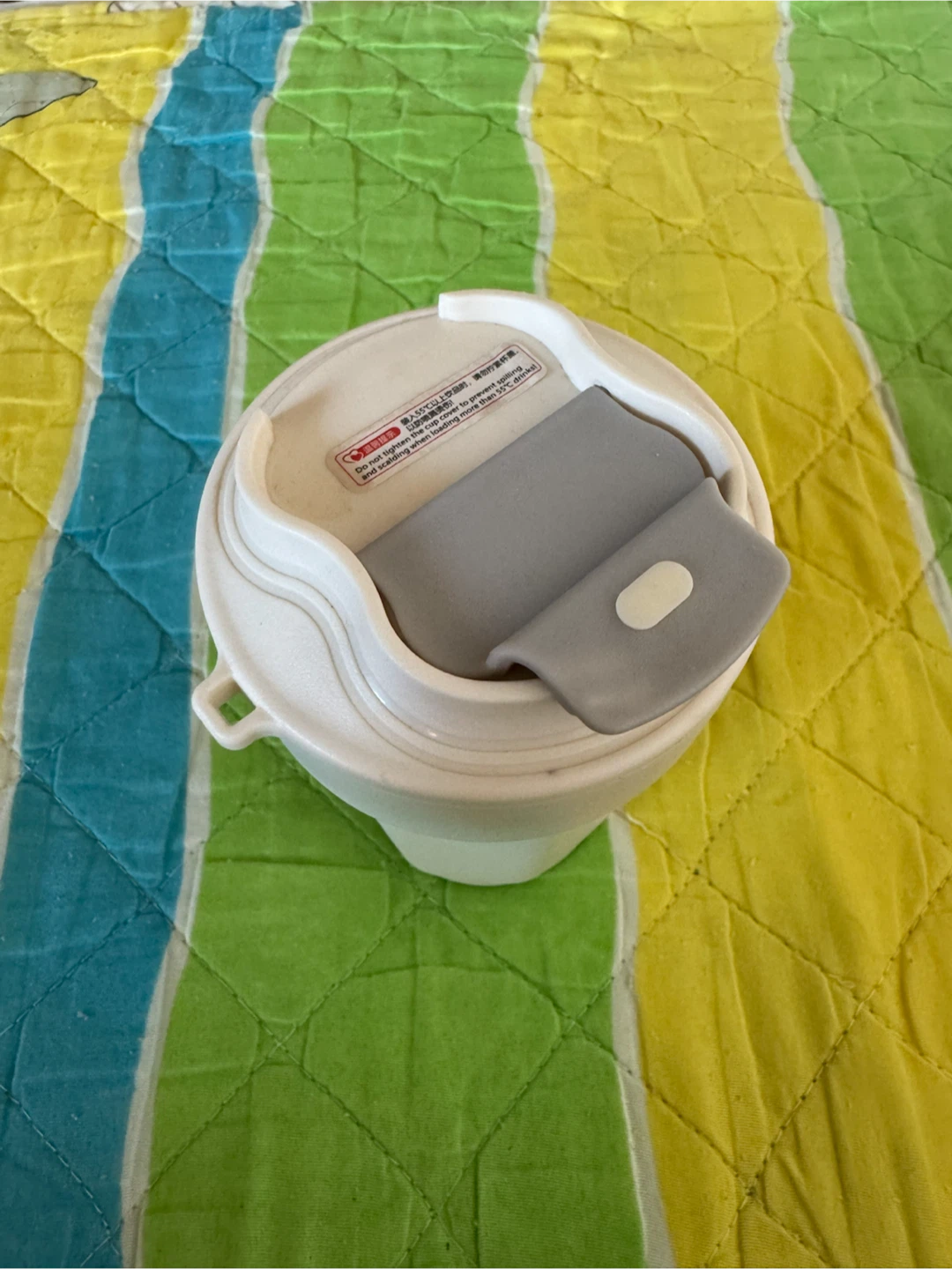 Metal insulation Travel Mug with Flip Lid
