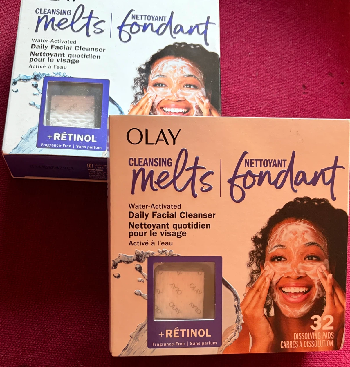 Olay Cleansing Melts Retinol Daily Facial Cleanser - 32 Count