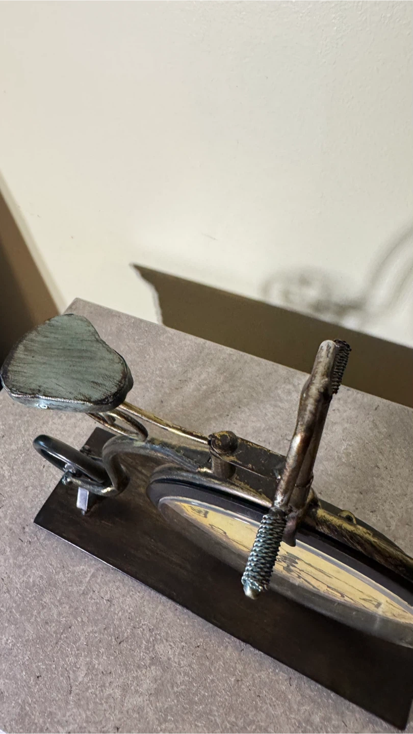 Vintage Bicycle Desk Clock - photo 3