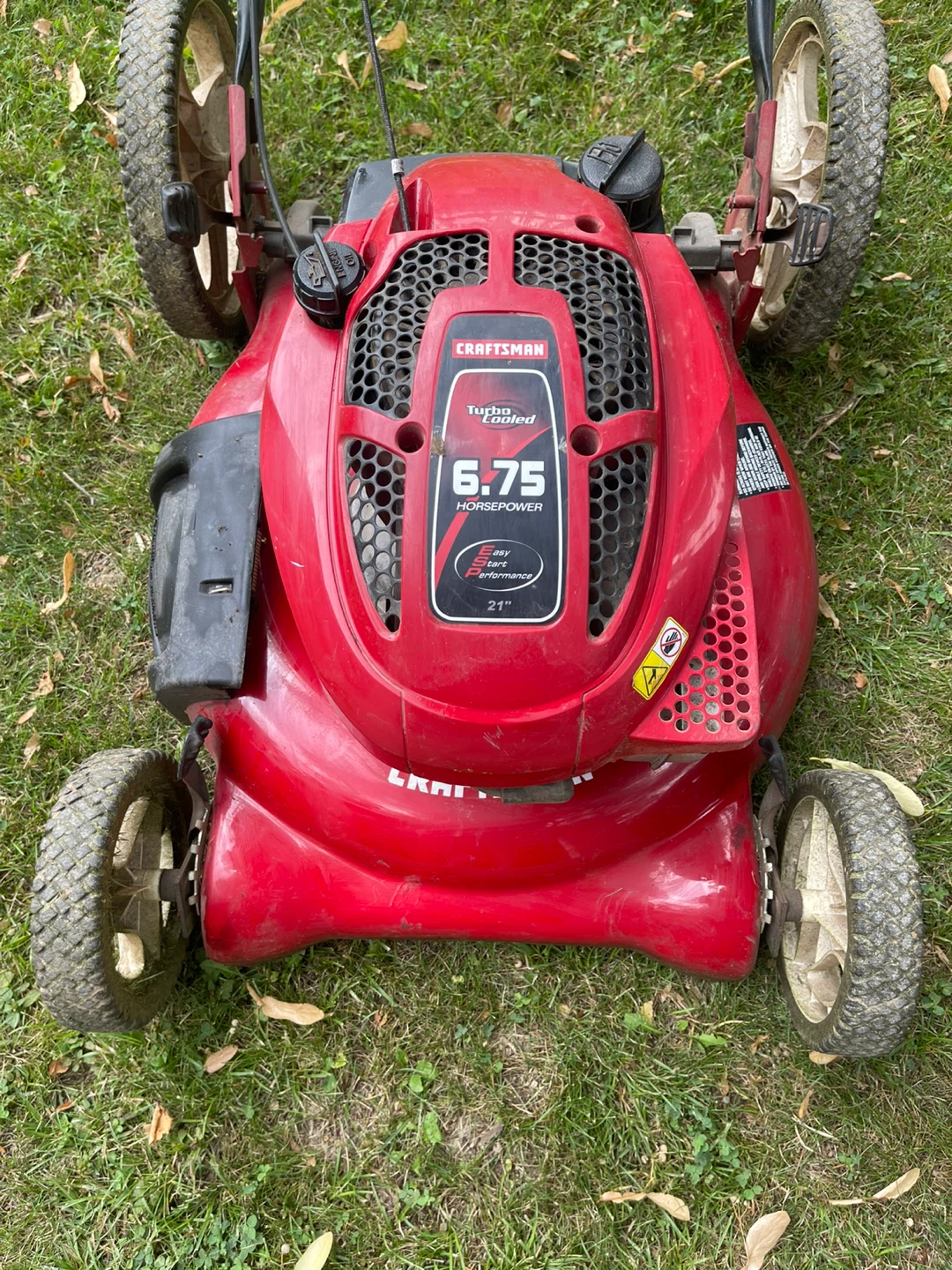 Craftsman Self Propelled Turbo-Charged 6.75 HP 21" Lawnmower - photo 2