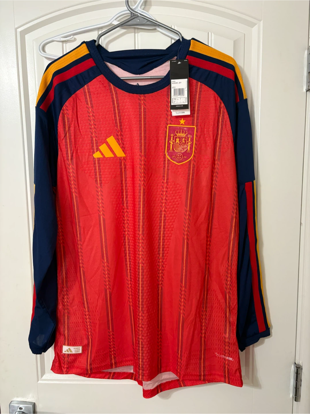 Adidas Spain Long Sleeve Jersey Fits XL