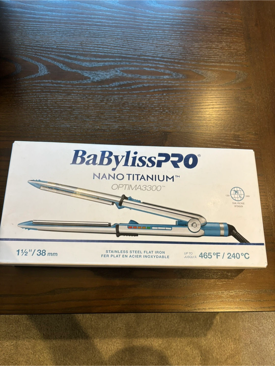 BaBylissPRO Nano Titanium Optima 3300 Flat Iron