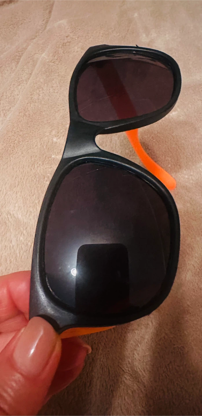 Black Sunglasses with Orange Arms - photo 3