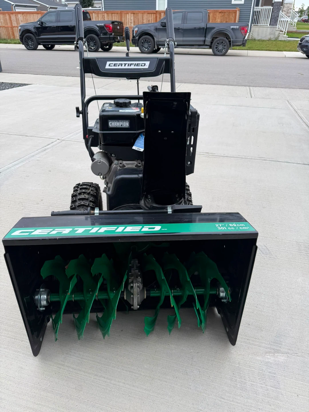 Certified Snowblower