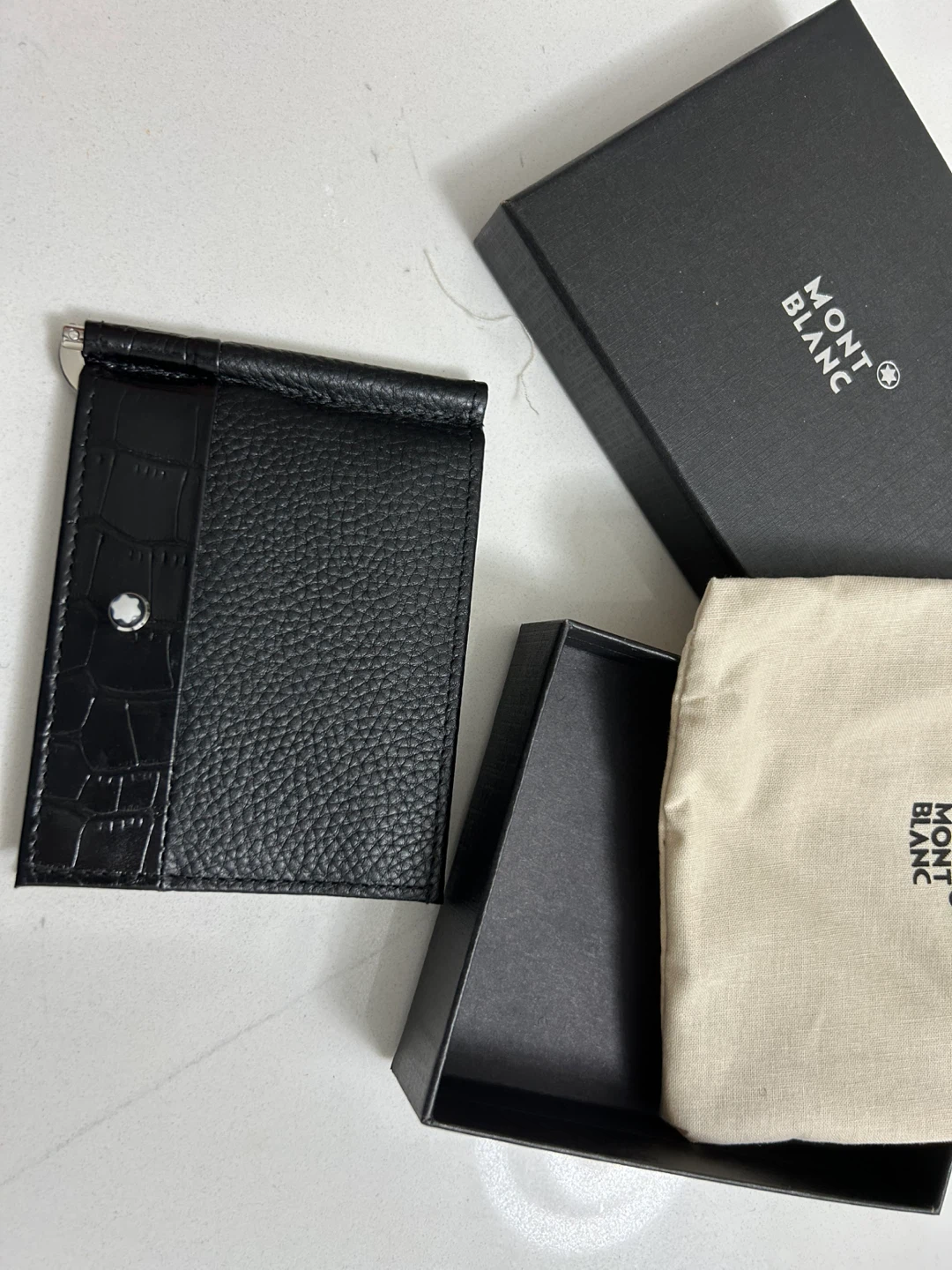 Authentic Montblanc Money Clip Wallet