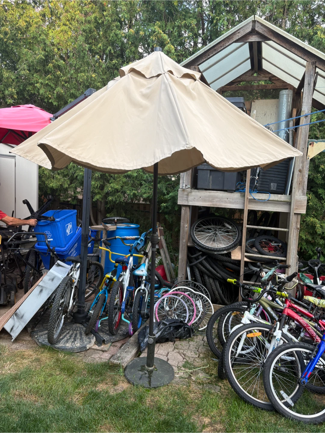 Beige Patio Umbrella - photo 2