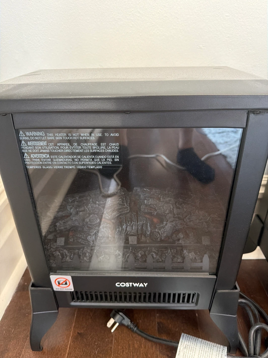 Costway Electric Fireplace Heater (Set of 3) - photo 2