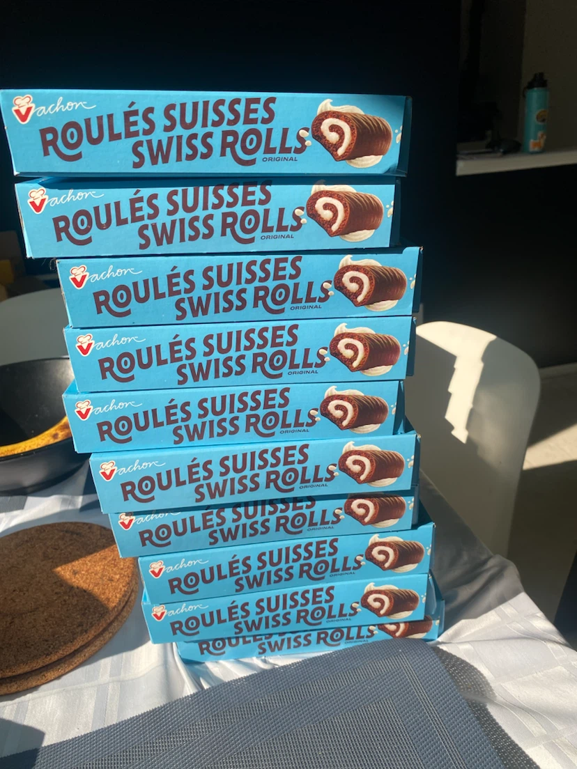 Achón Roulés Suisses Swiss Rolls - 10 Pack