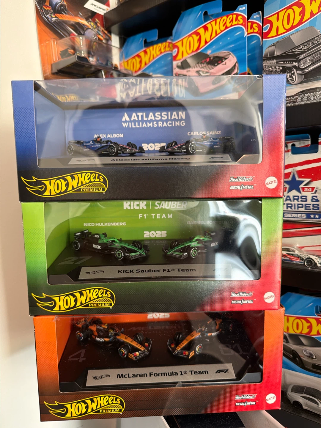 Hot Wheels Premium F1 Team Car Sets