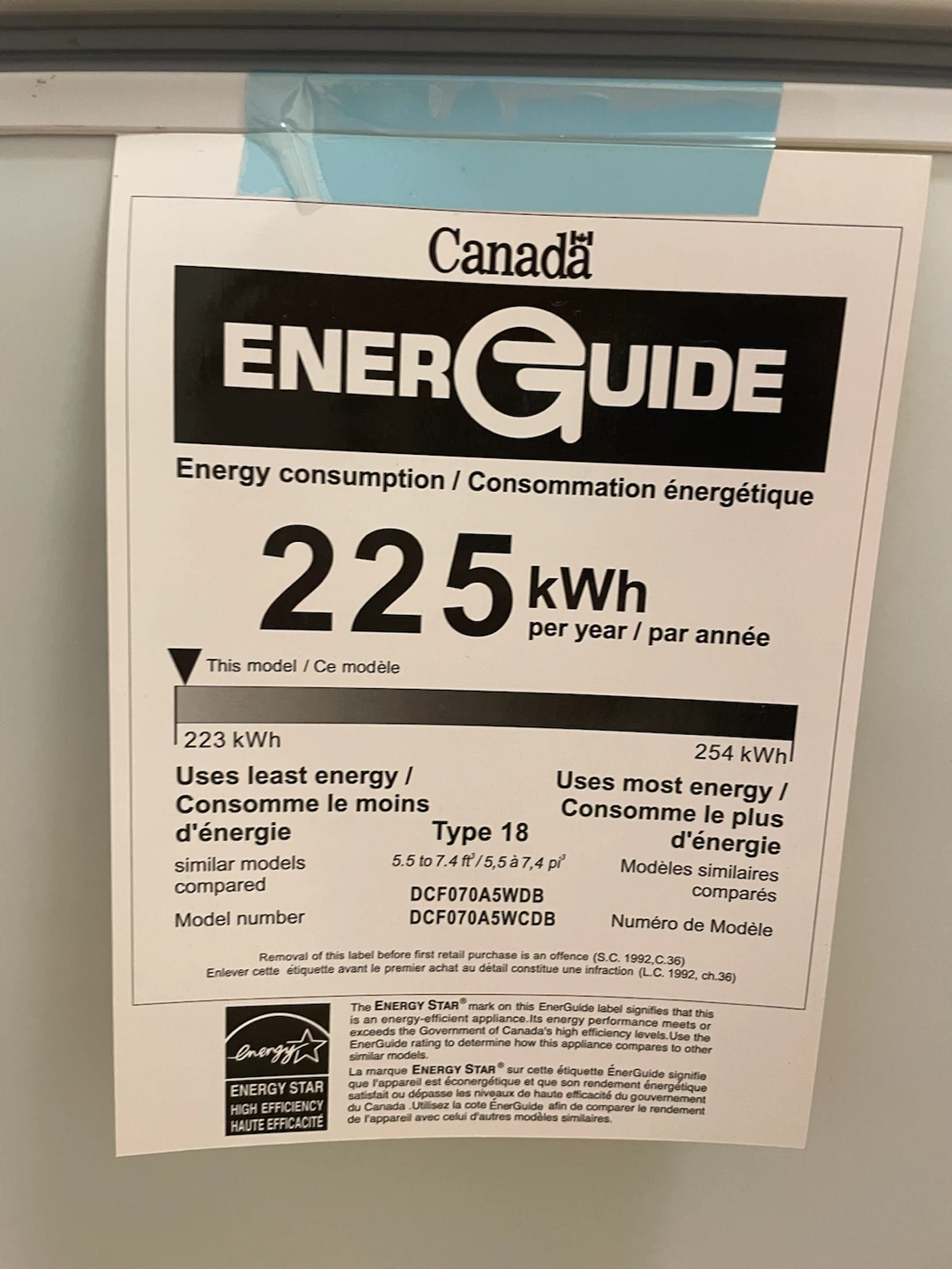 Brand New Danby 7.2 Cu Ft Chest Freezer - photo 4
