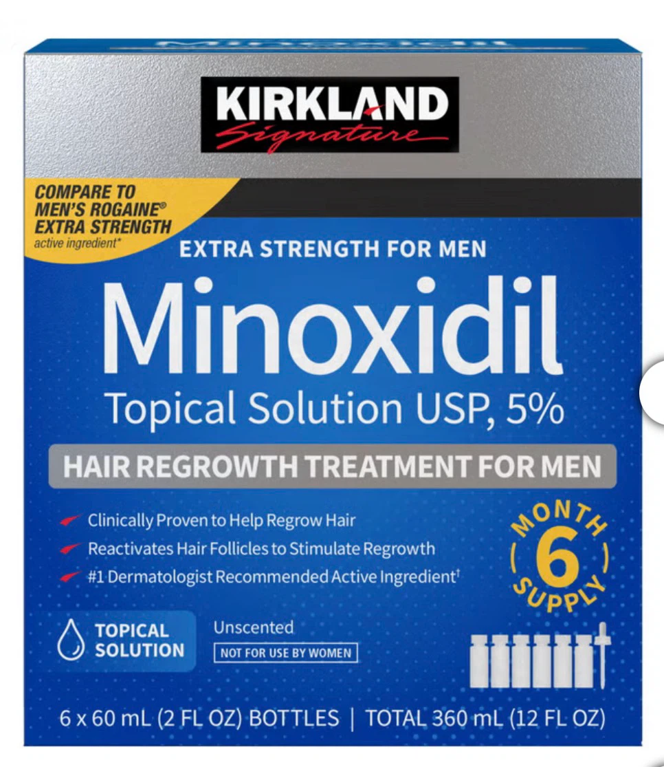Kirkland Signature Minoxidil Topical Solution USP, 5%