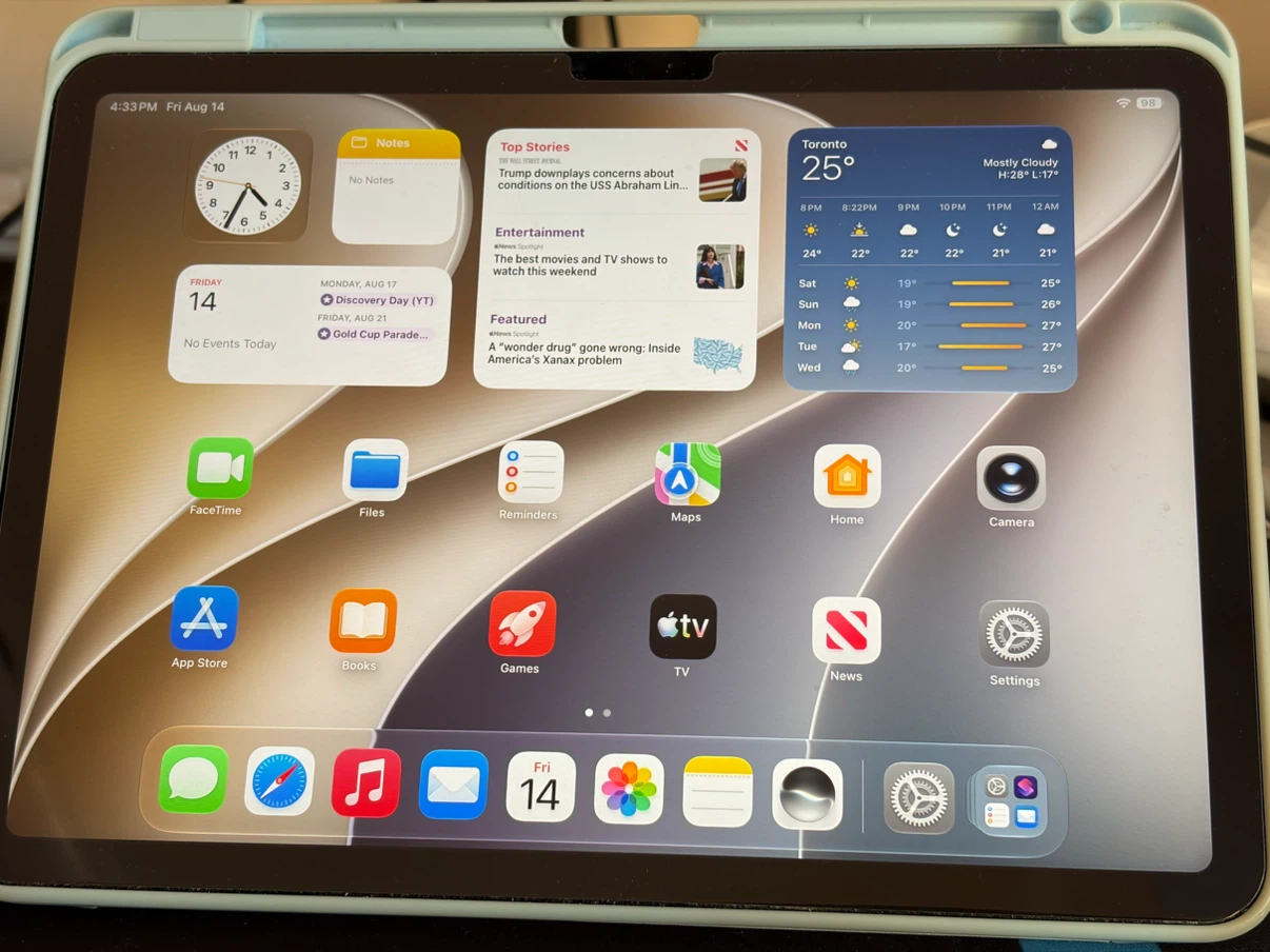 iPad Air 11-inch (M2) - 128GB - Wi-Fi - Blue - photo 2