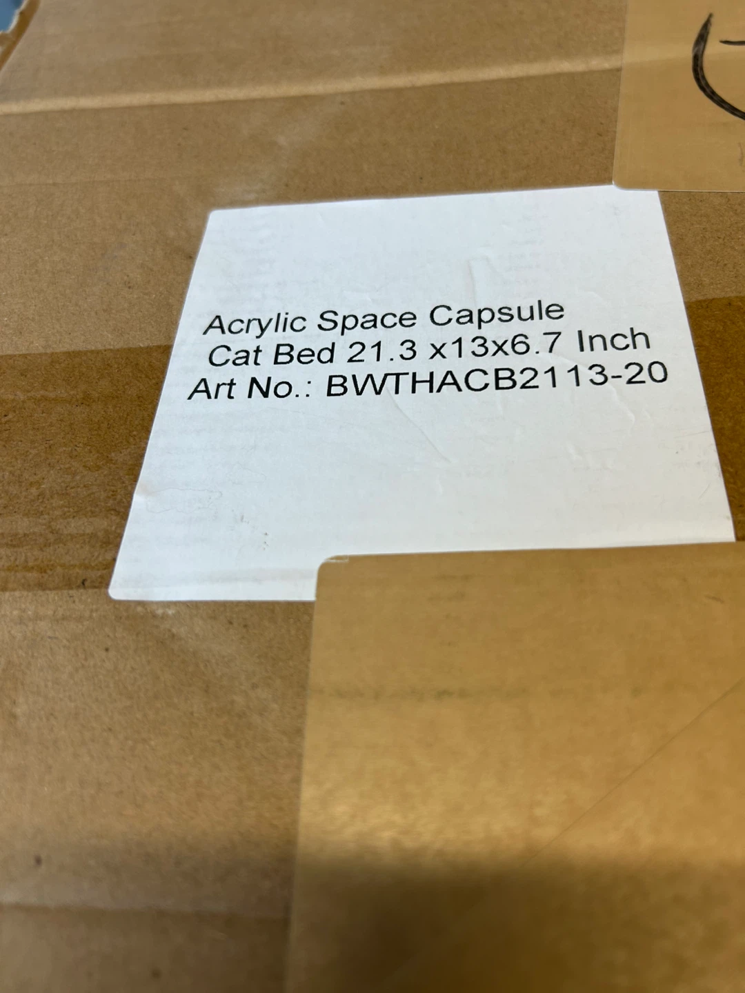New Acrylic Space Capsule Cat Bed - photo 2