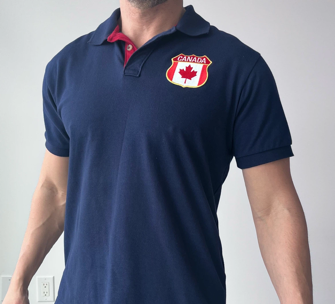 Navy Blue Polo Shirt - Size M