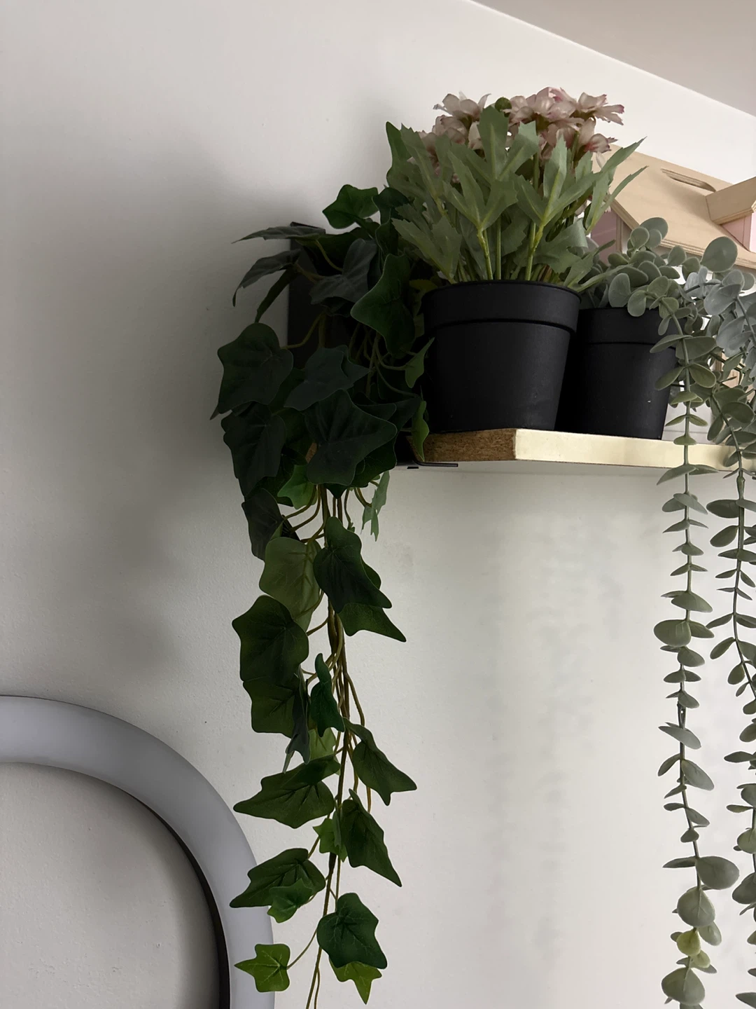 Artificial Hanging Plants Set
