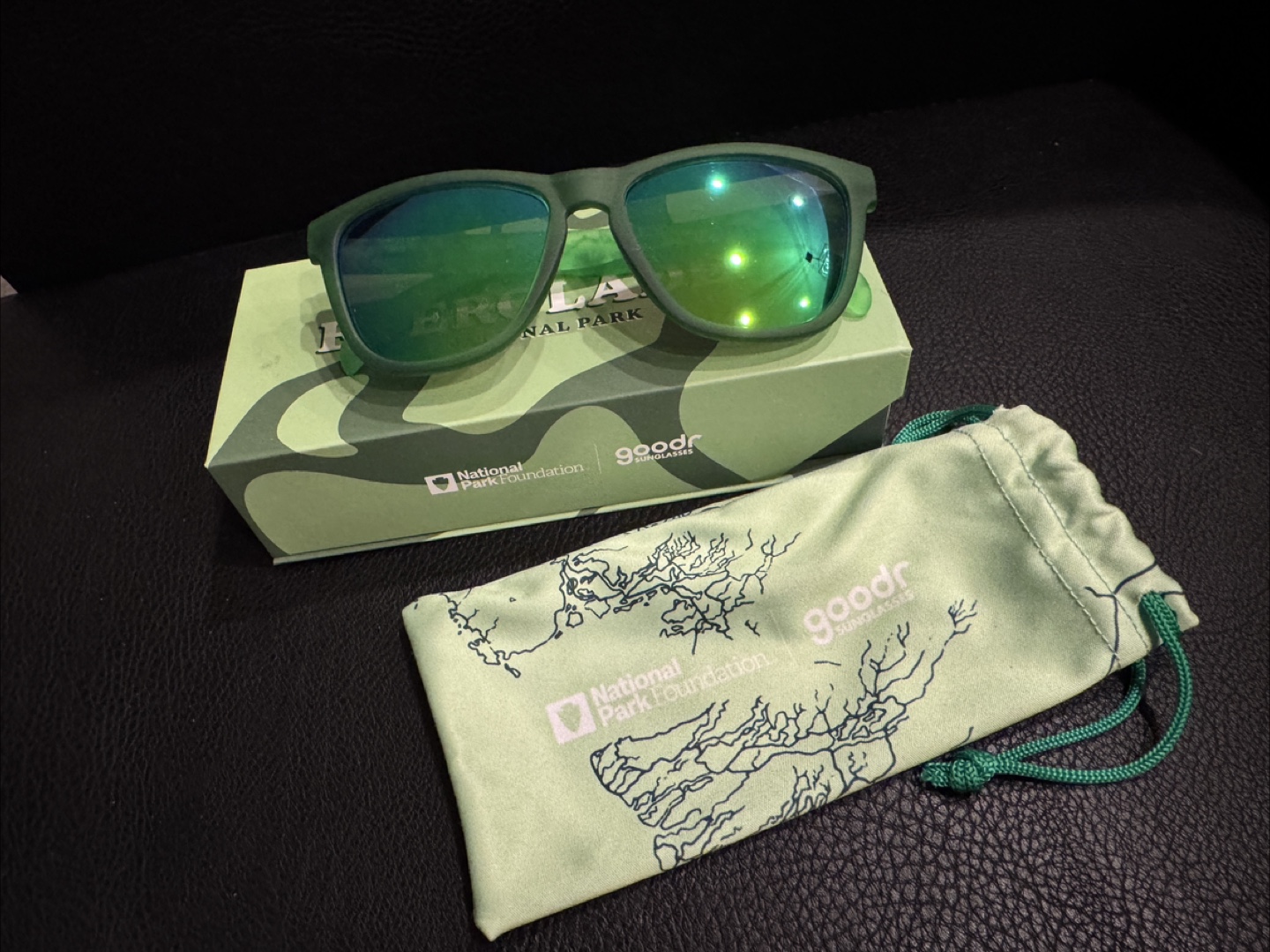 Goodr Sunglasses - Brand New - Everglades - Green
