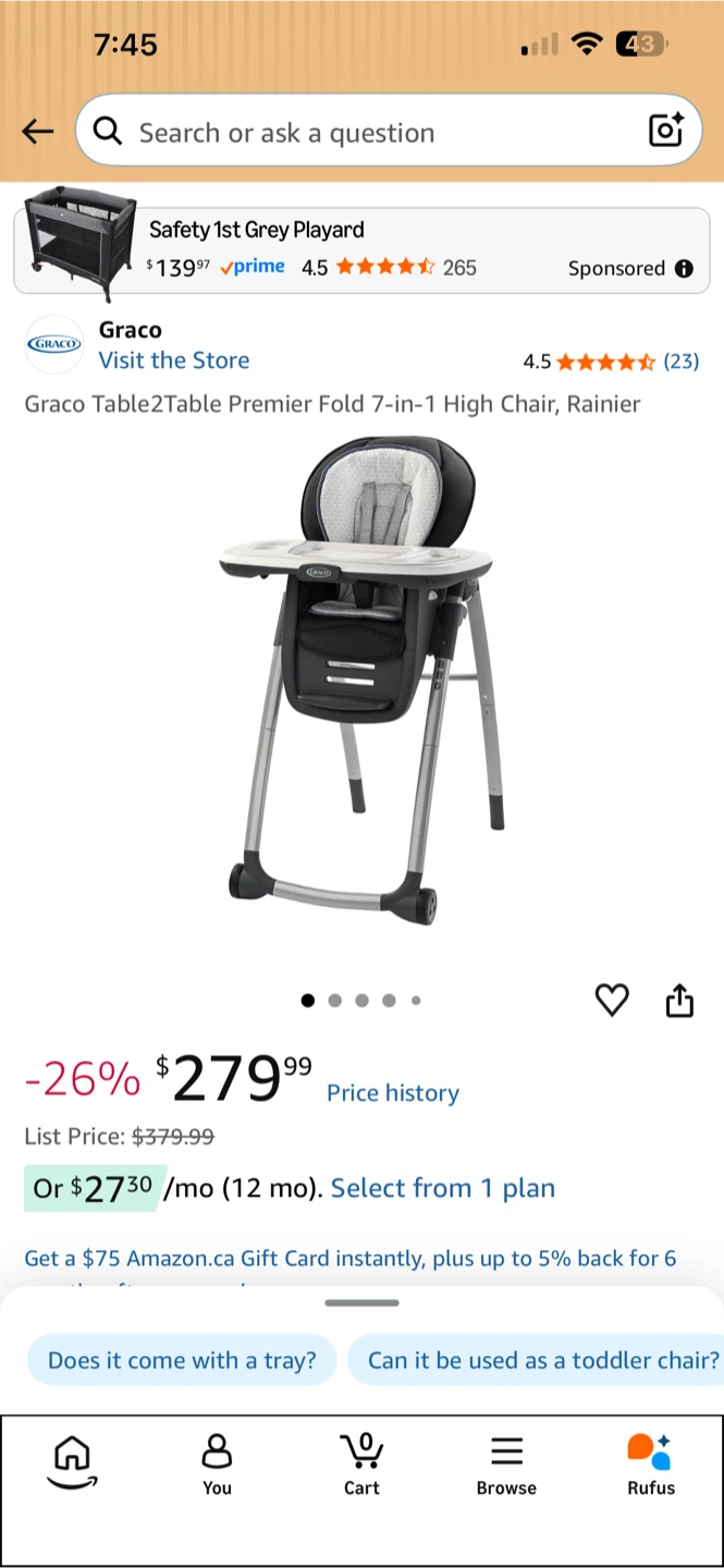 Graco 7-in-1 High Chair - photo 2