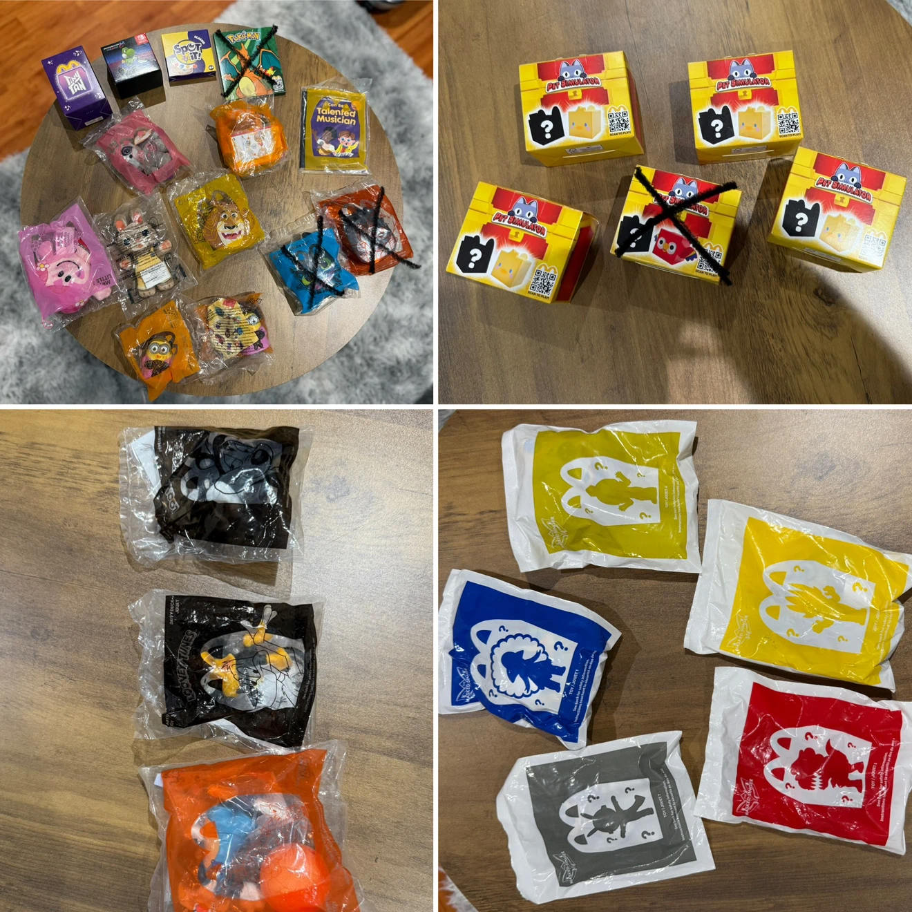 Assorted Happy Meal Toys – Pet Simulator & More