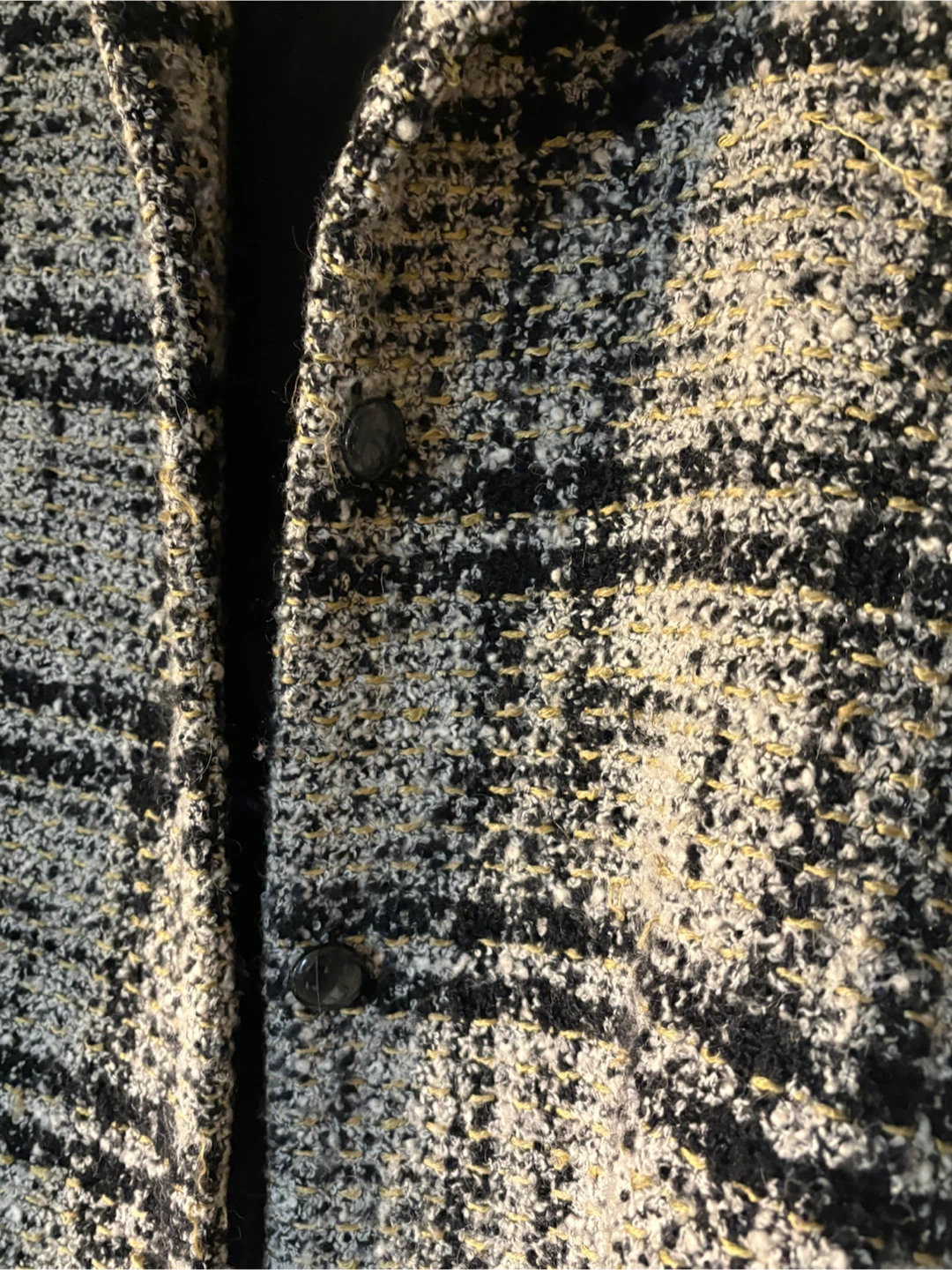Women's Plaid Tweed Coat - photo 3
