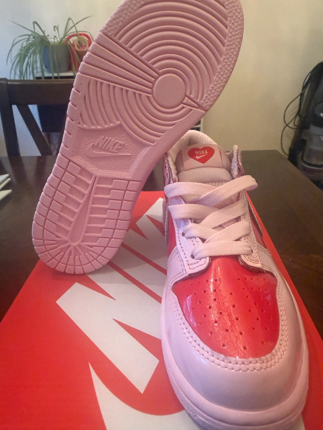 NIKE DUNK LOW SIZE 2Y - PINK AND RED BNIB - photo 3