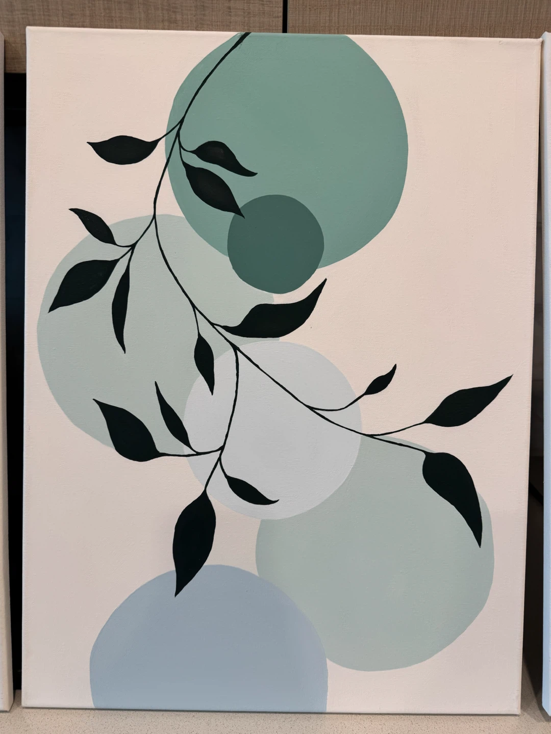 Set of 3 Original Hand-Painted Canvases - photo 3