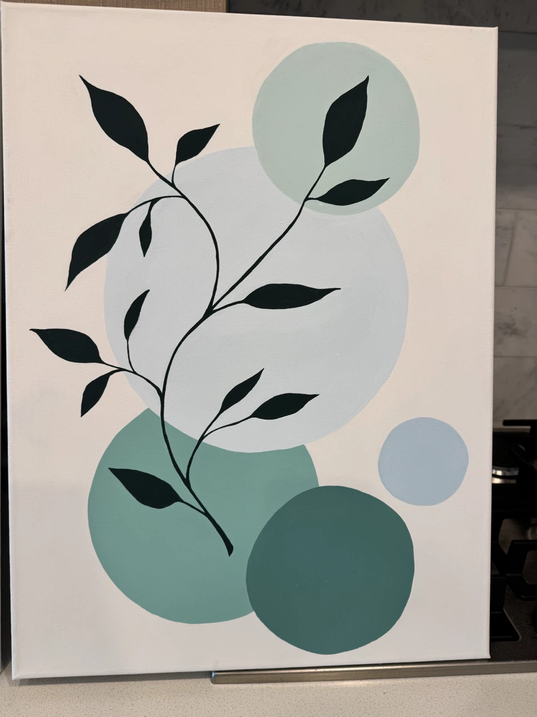 Set of 3 Original Hand-Painted Canvases - photo 4