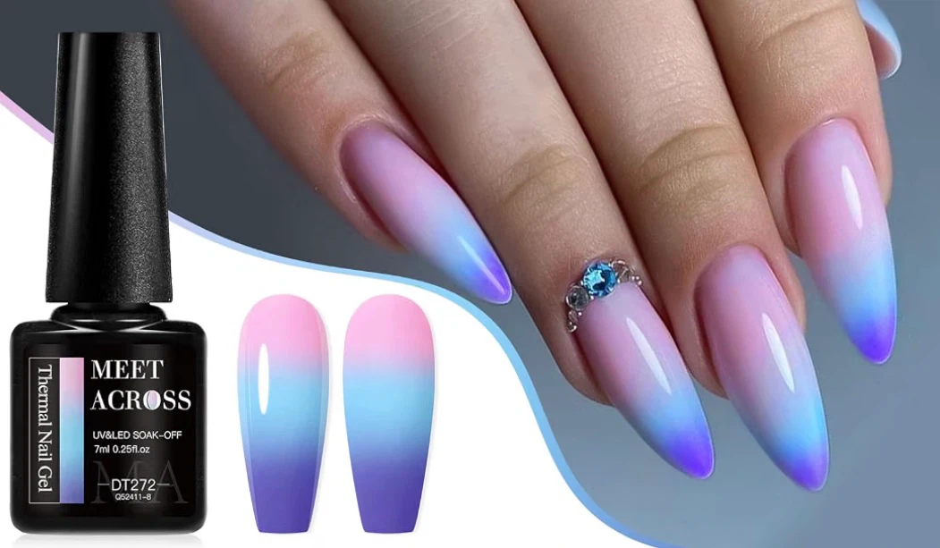 MEET ACROSS Thermal Nail Gel Polish DT272
