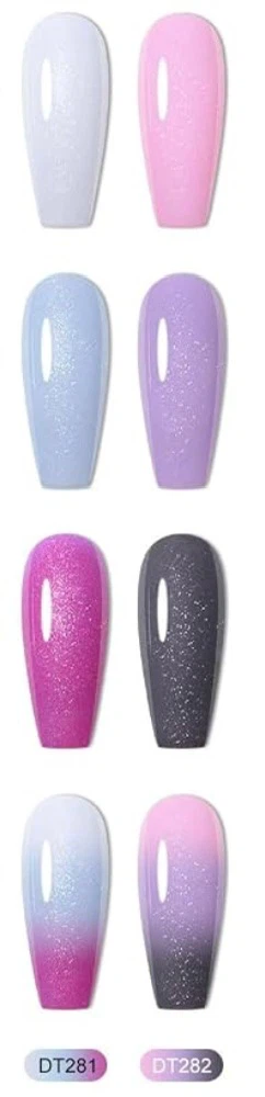 MEET ACROSS Thermal Nail Gel Polish DT272 - photo 5