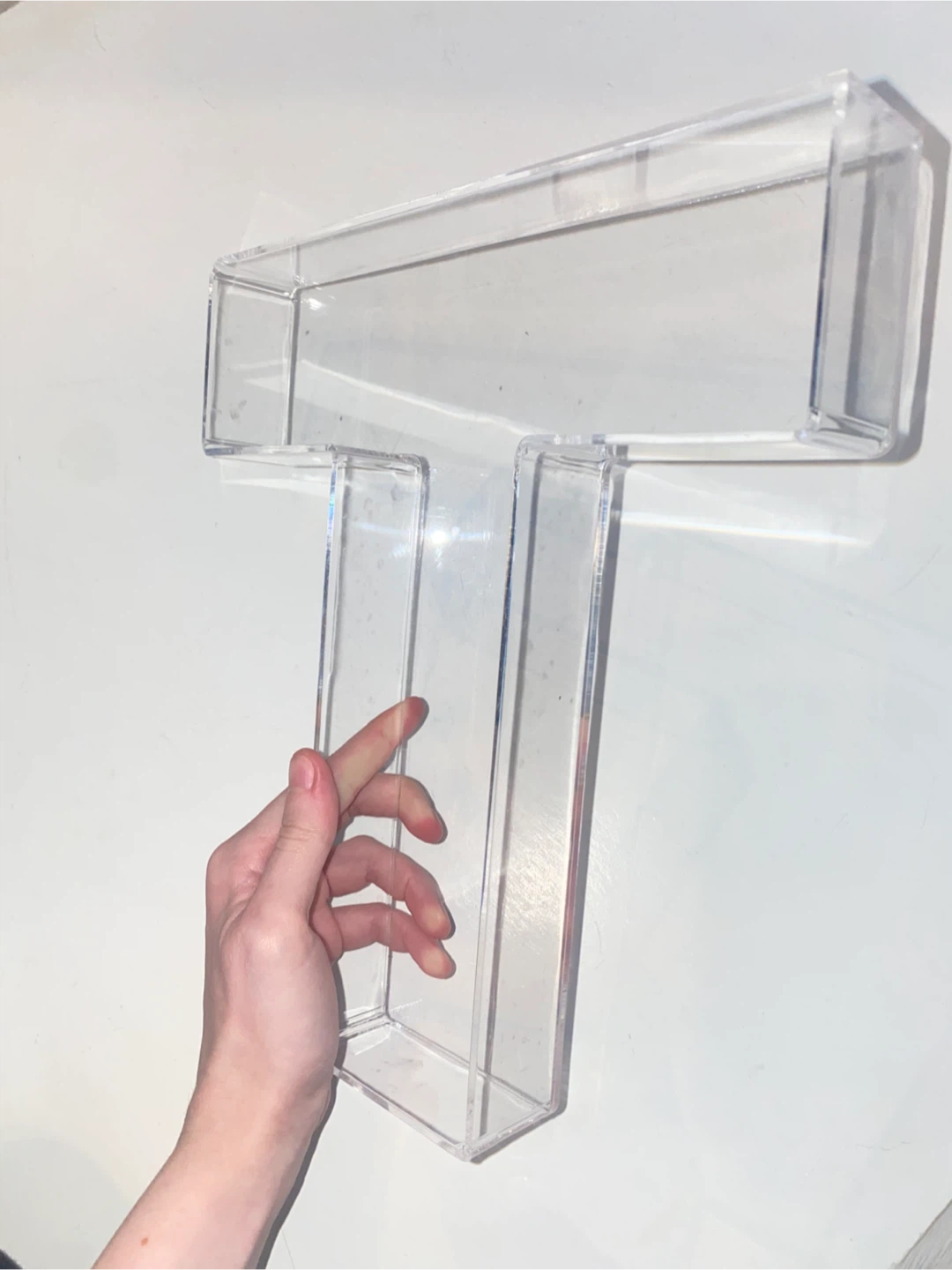 Clear Acrylic T-Shaped Display Tray - photo 4