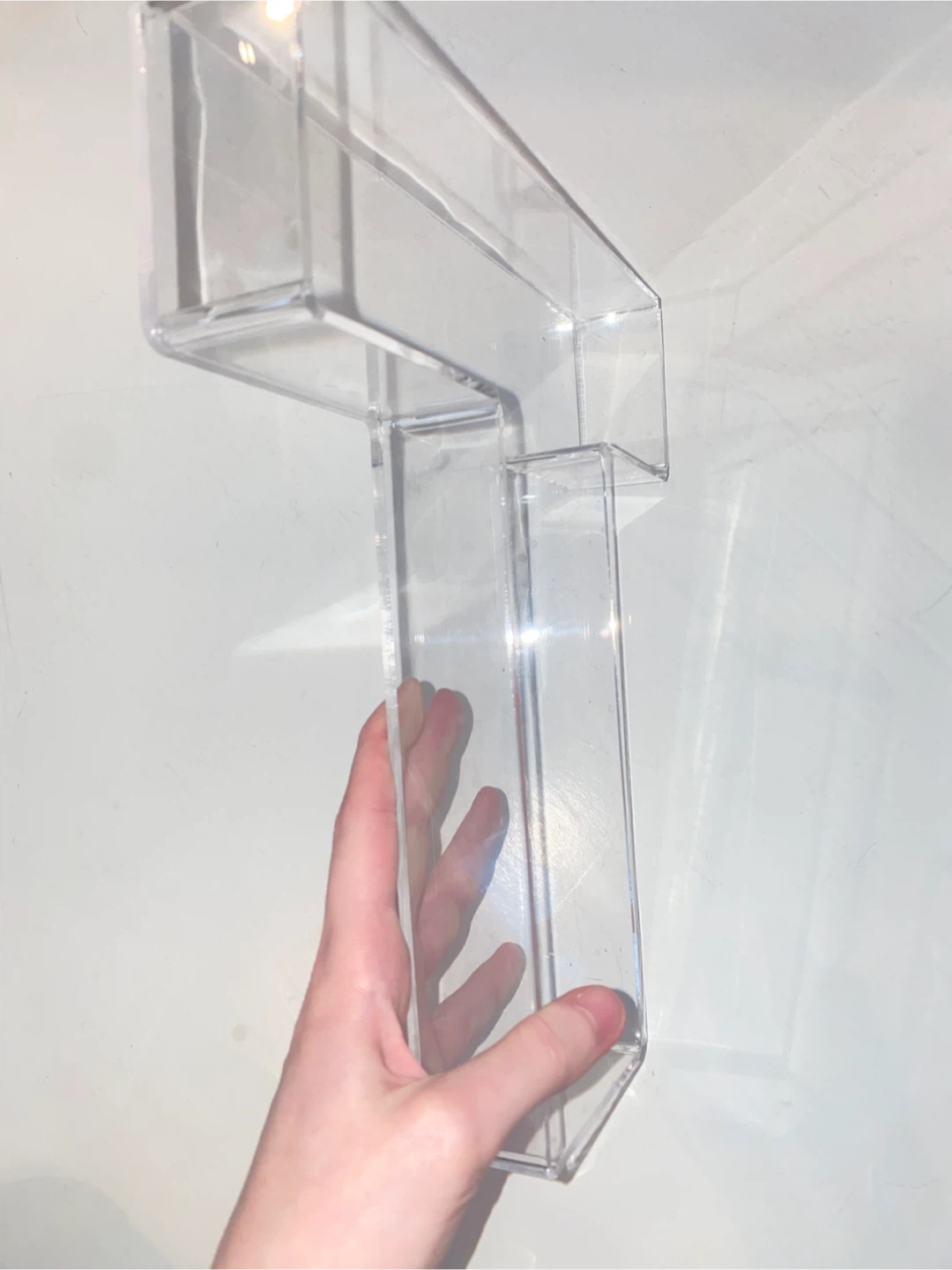 Clear Acrylic T-Shaped Display Tray - photo 3