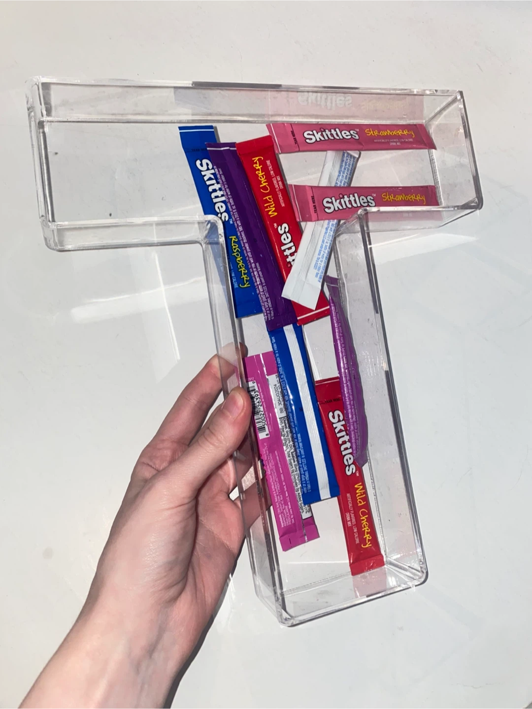 Clear Acrylic T-Shaped Display Tray - photo 2