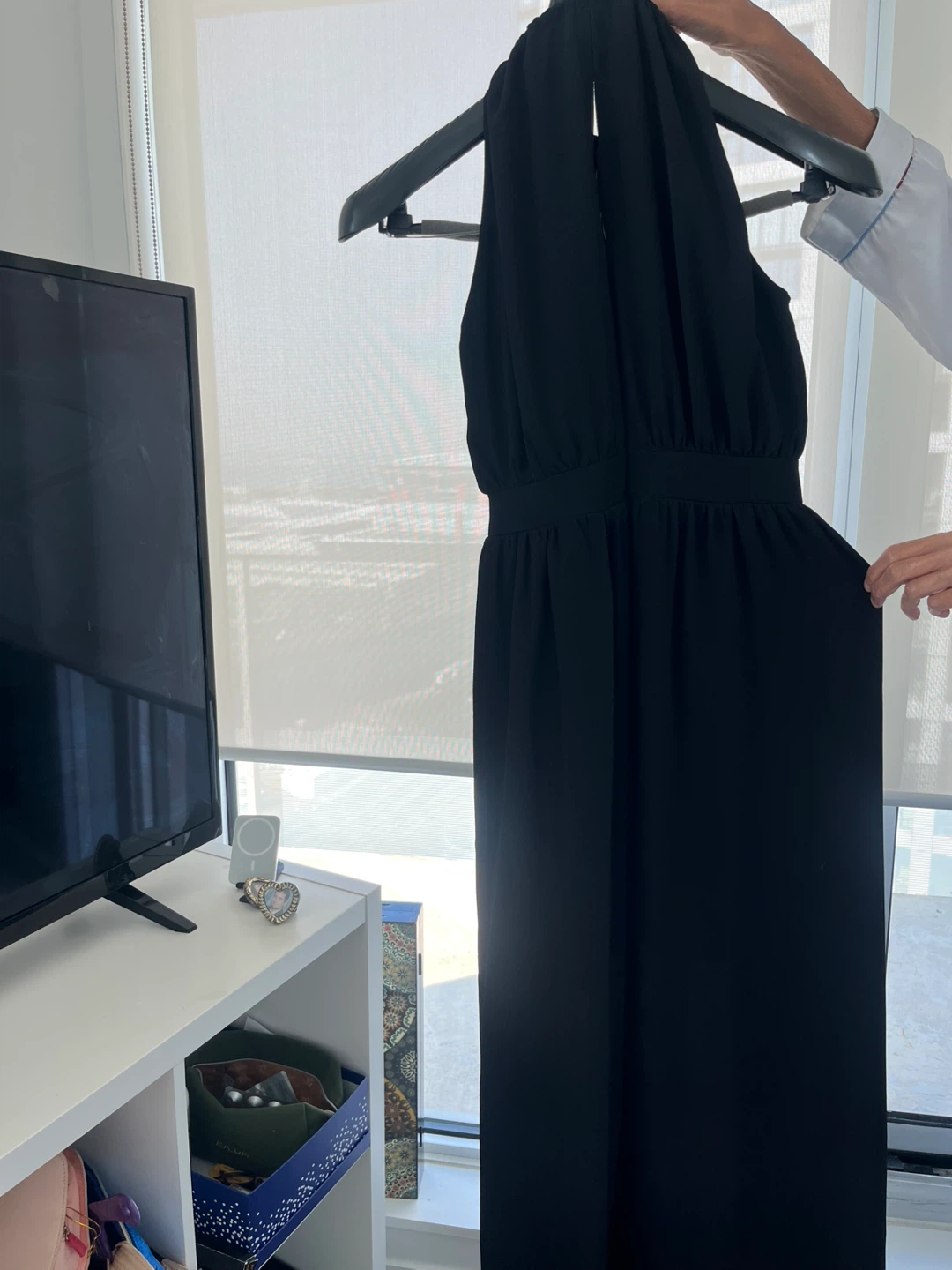 Black Halter Maxi Dress
