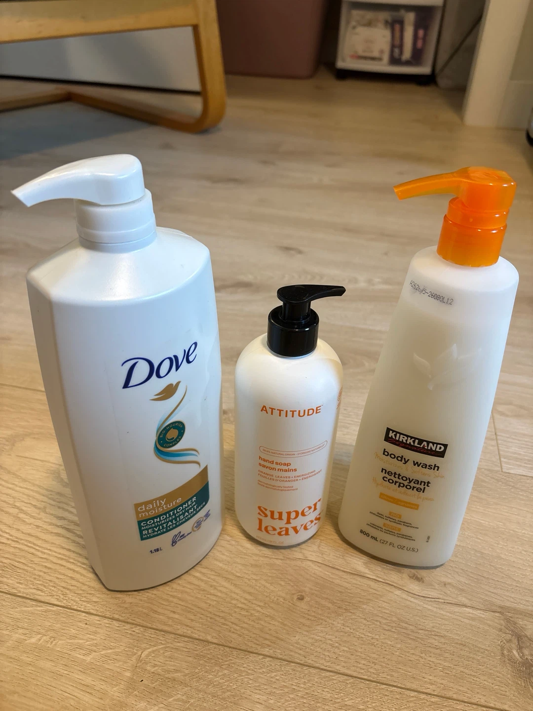 [BRAND NEW] 3 pieces Bundle - Dove, Kirkland & ATTITUDE