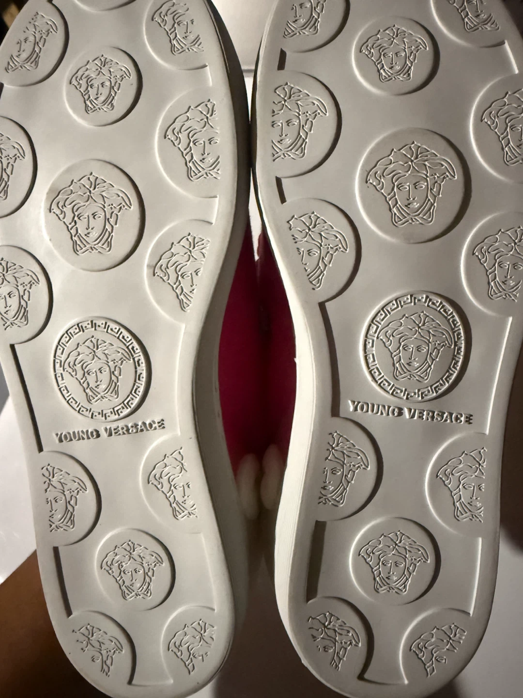 Young Versace Pink Sneakers size 33 - photo 4