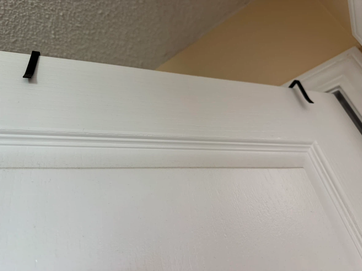 Over-the-Door Mirror with Textured Frame - photo 3