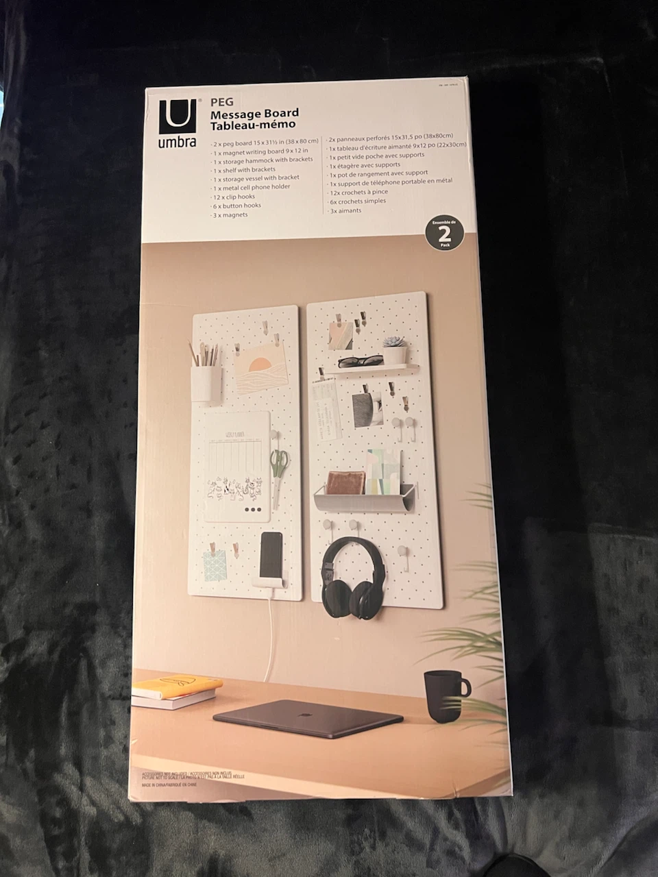Umbra Peg Message Board Set - Never Been Used