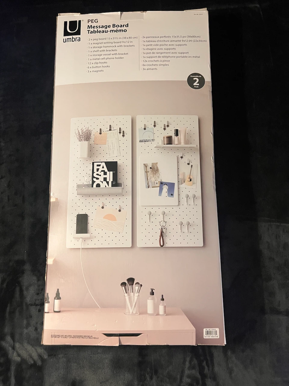 Umbra Peg Message Board Set - Never Been Used - photo 2