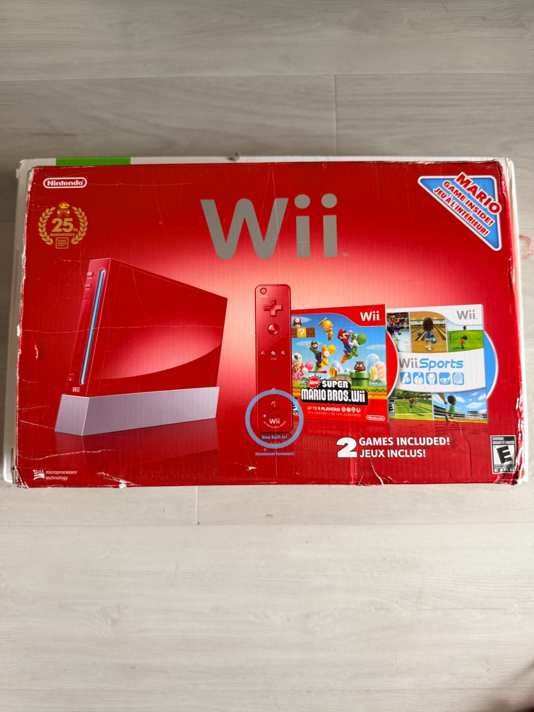 Nintendo Wii "Mario" Edition Console with Games