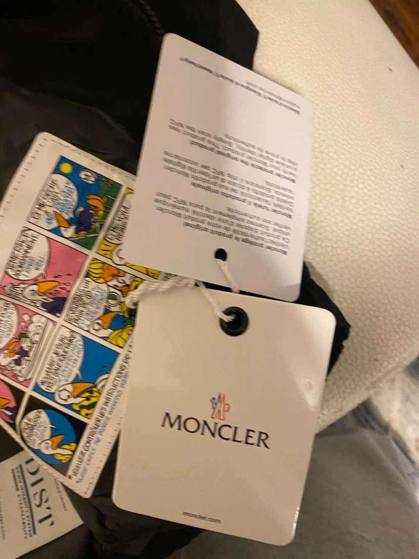 Moncler Black Hooded Jacket Size S - photo 5
